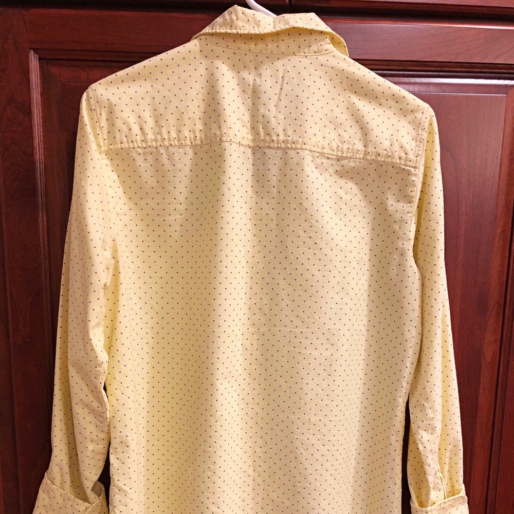 Yellow Button Down Collared Shirt - image 5
